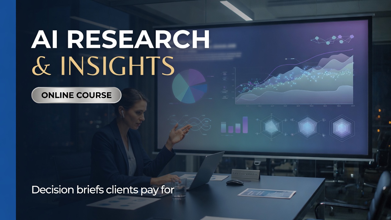 How to Run a Profitable AI Research & Insights Service